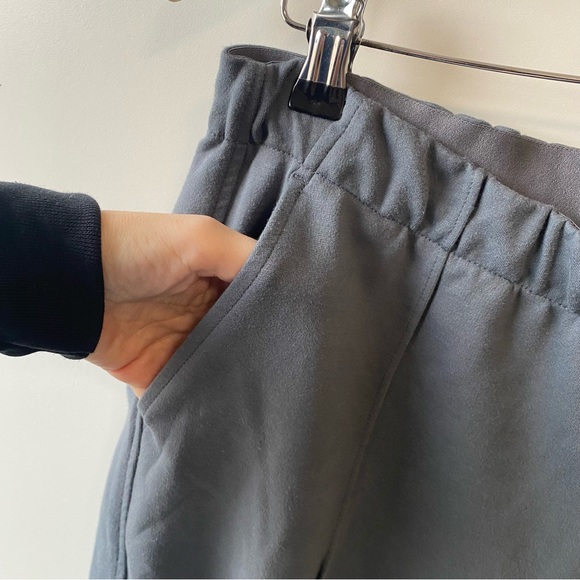 EVERLANE The Dream Pant in Slate Gray Stretch Structured XL - Picture 5 of 11